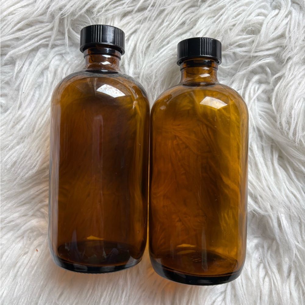 Amber Glass 8 oz bottles